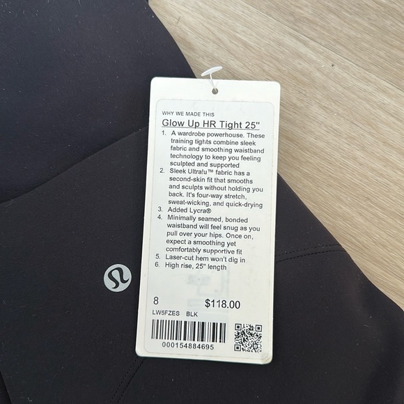 - lululemon athletica Women's lululemon Glow Up™ Super-High-Rise Tight 25" - Picture 7 of 10